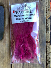 Load image into Gallery viewer, Strung Marabou Blood Quills