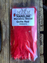 Load image into Gallery viewer, Strung Marabou Blood Quills