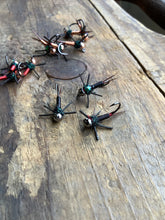 Load image into Gallery viewer, 3 Jigged Copper John Nymphs
