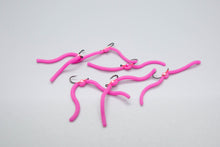 Load image into Gallery viewer, 3 Tungsten Beaded Squirmy Worms