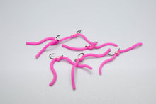 Load image into Gallery viewer, 3 Tungsten Beaded Squirmy Worms (In Stock)