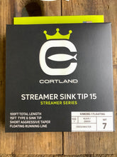 Load image into Gallery viewer, Cortland Streamer Sink Tip 15 Fly Line
