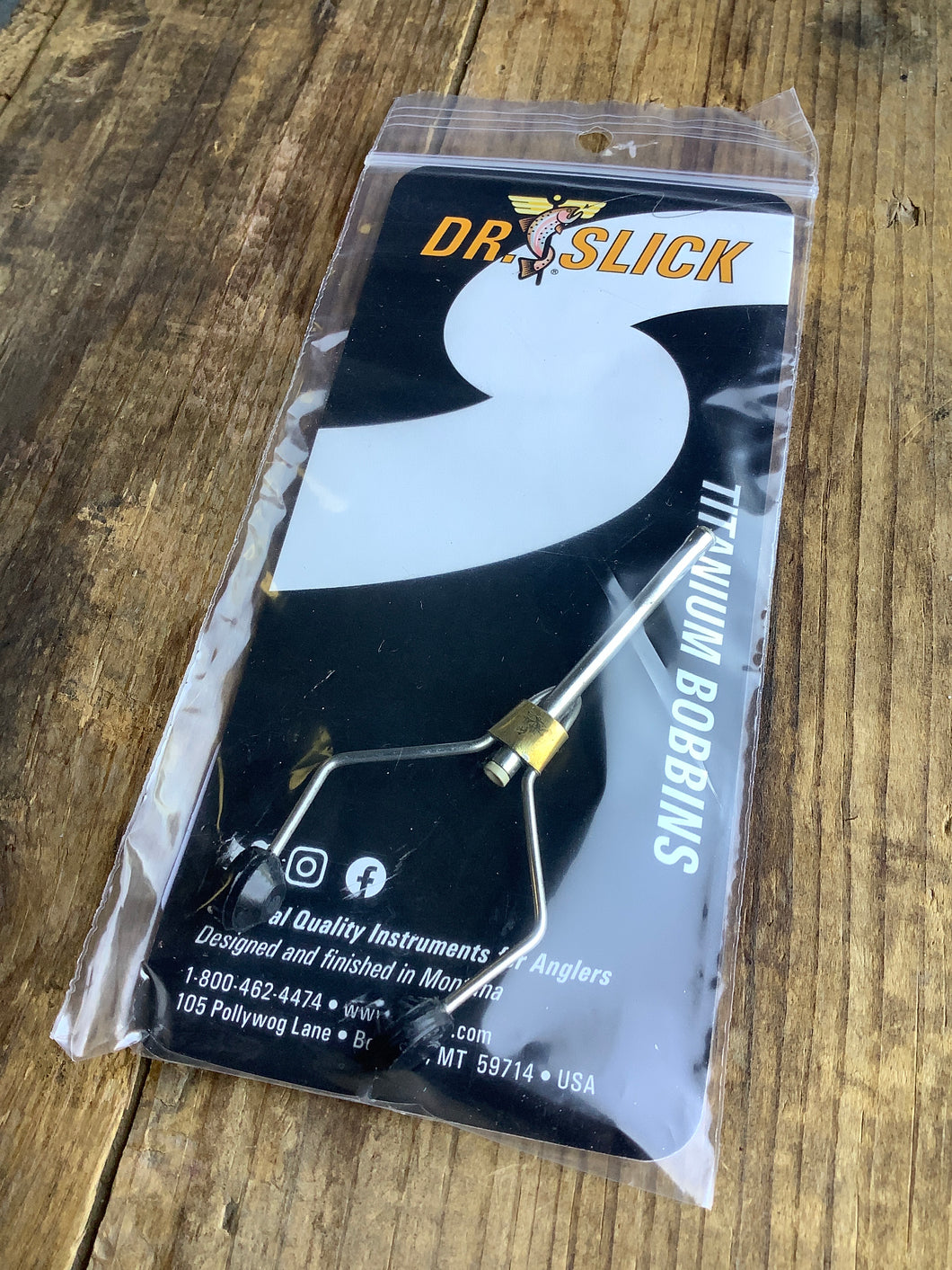 Dr. Slick 3” Titanium Bobbin