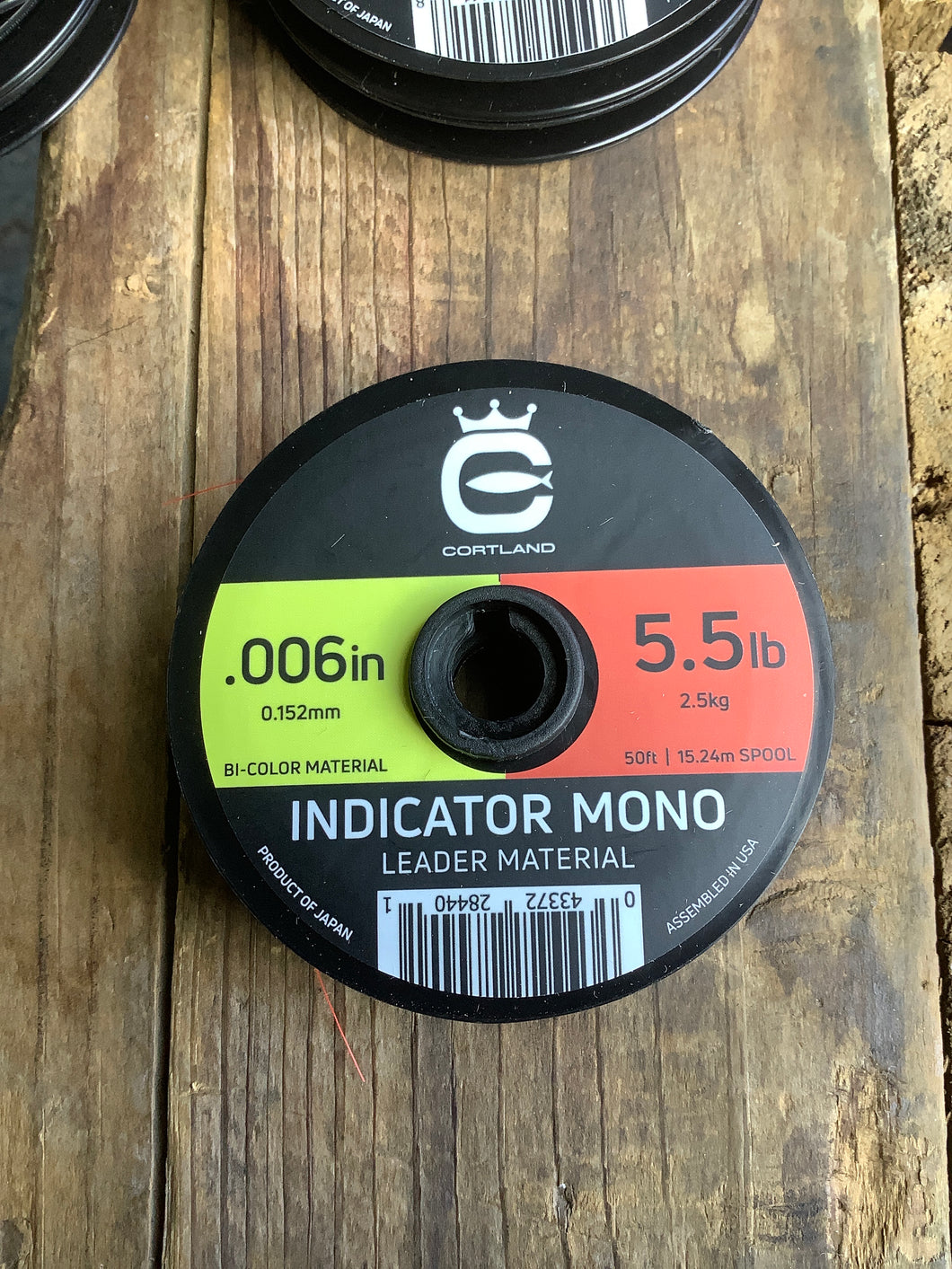 Cortland Indicator Mono Tippet (Bicolor)
