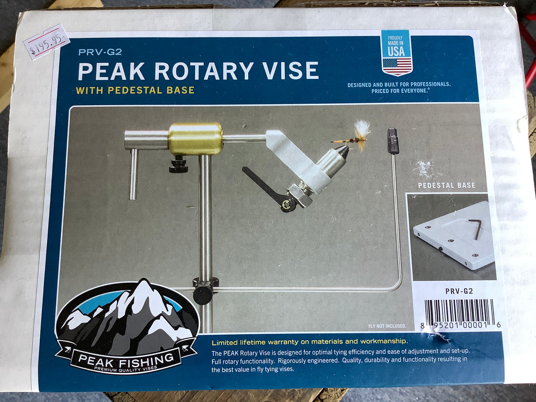 Peak Rotary Vise W/ Pedestal Base