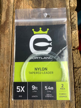 Load image into Gallery viewer, Cortland Nylon Tapered Leaders ( 7.5, 9 and 12 ft. )
