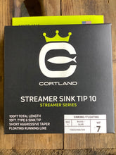 Load image into Gallery viewer, Cortland Streamer Sink Tip 10 Fly Line
