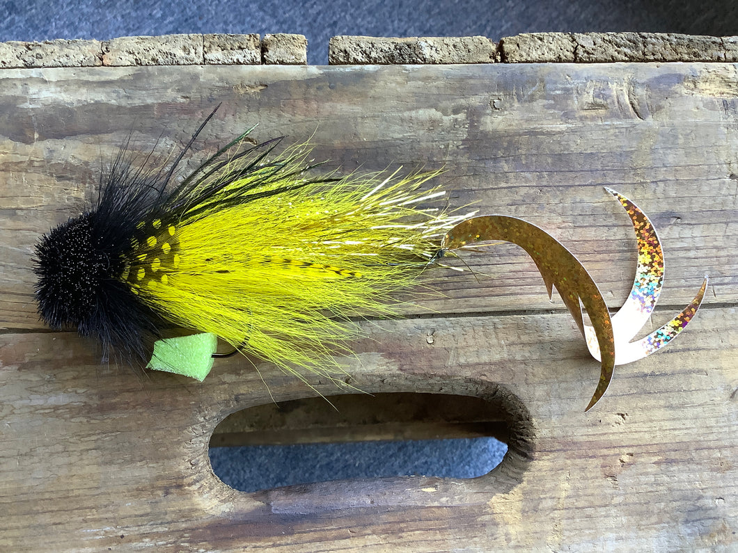 Urban Fly Company Single W/ Wiggle Tail musky pike fly