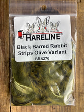 Load image into Gallery viewer, Black Barred Rabbit Strips (1/8th inch)
