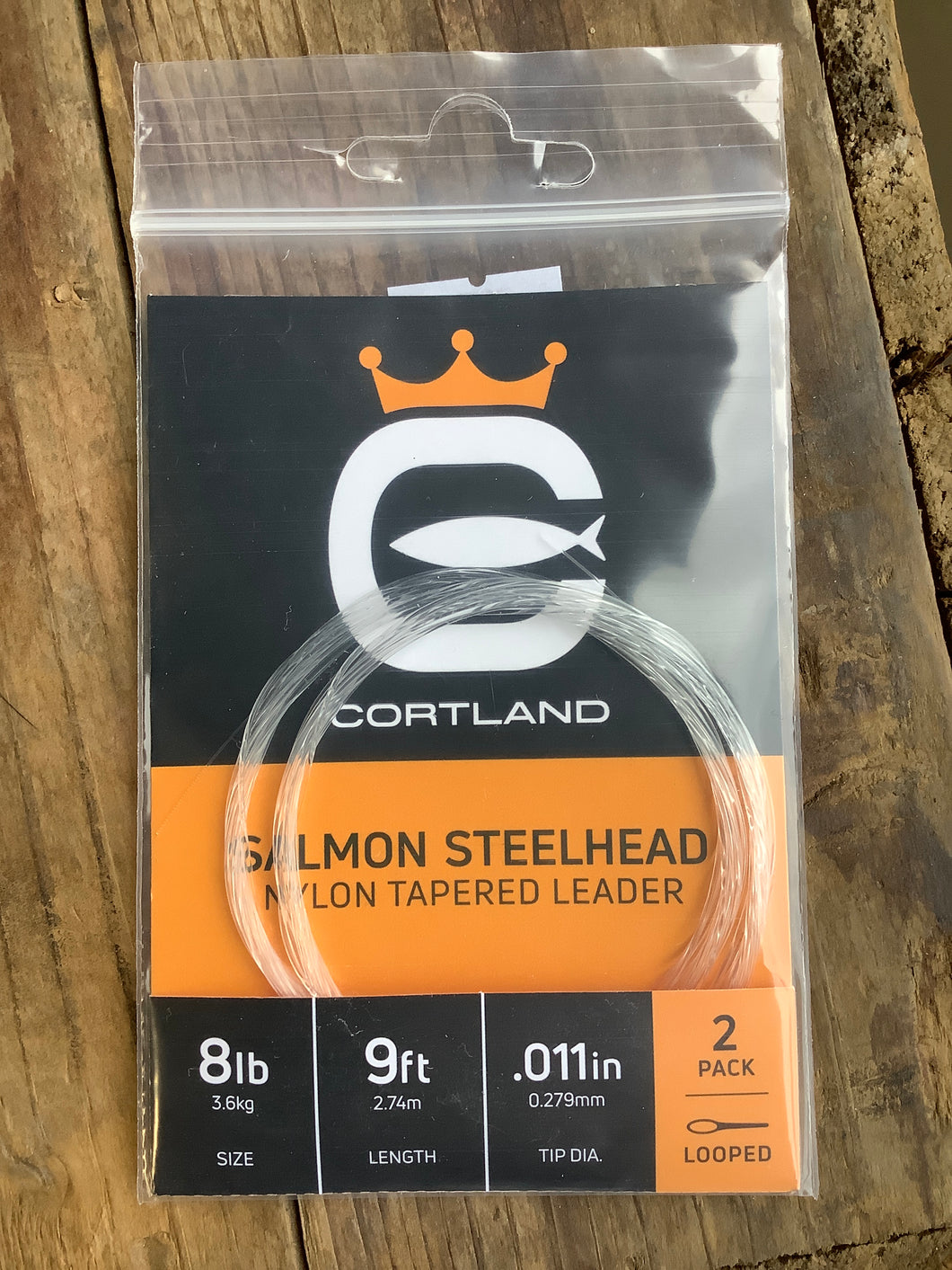 Cortland Salmon Steelhead Nylon Tapered Leaders ( 9 ft. )