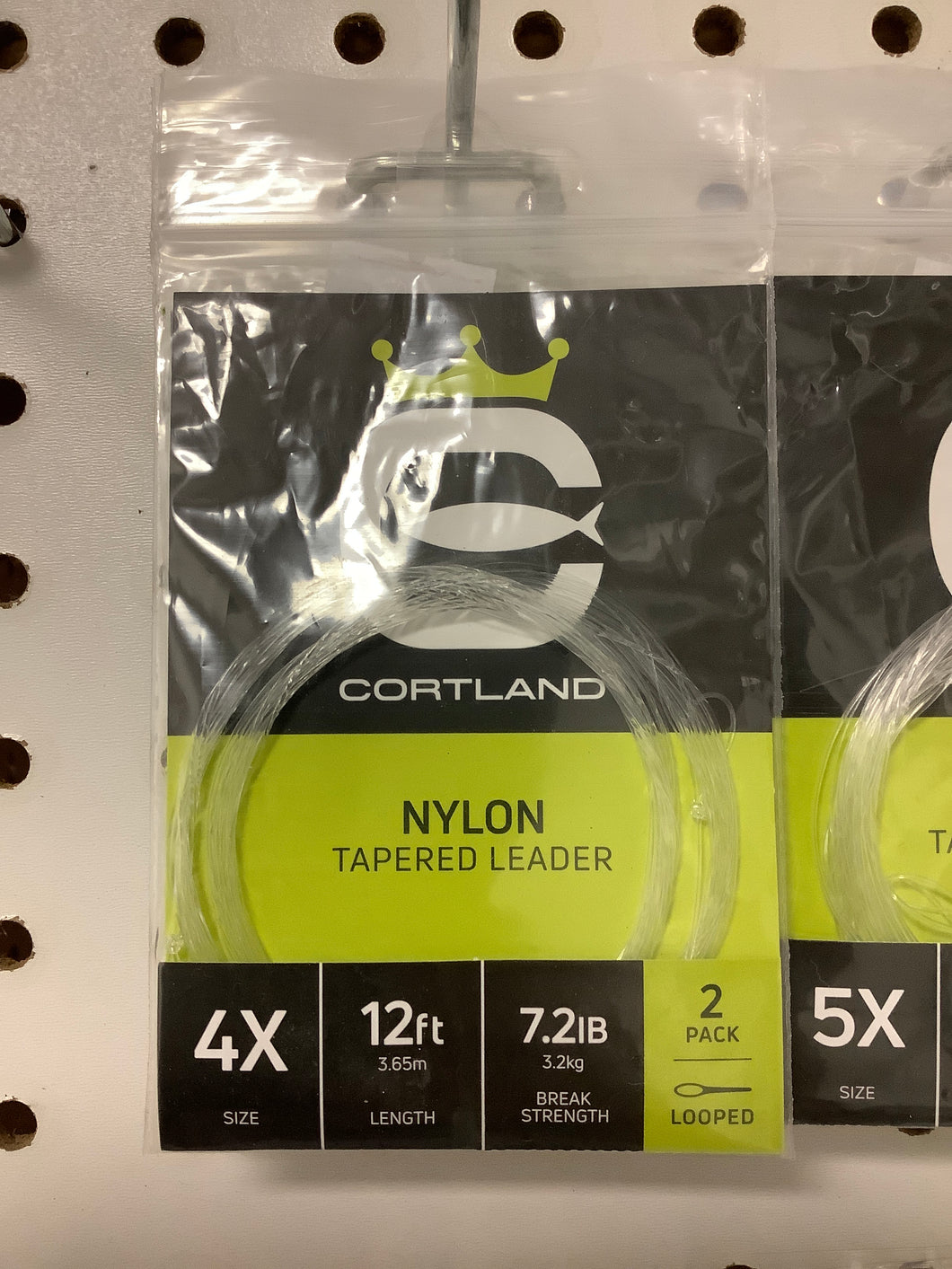 Cortland Nylon Tapered Leaders ( 7.5, 9 and 12 ft. )