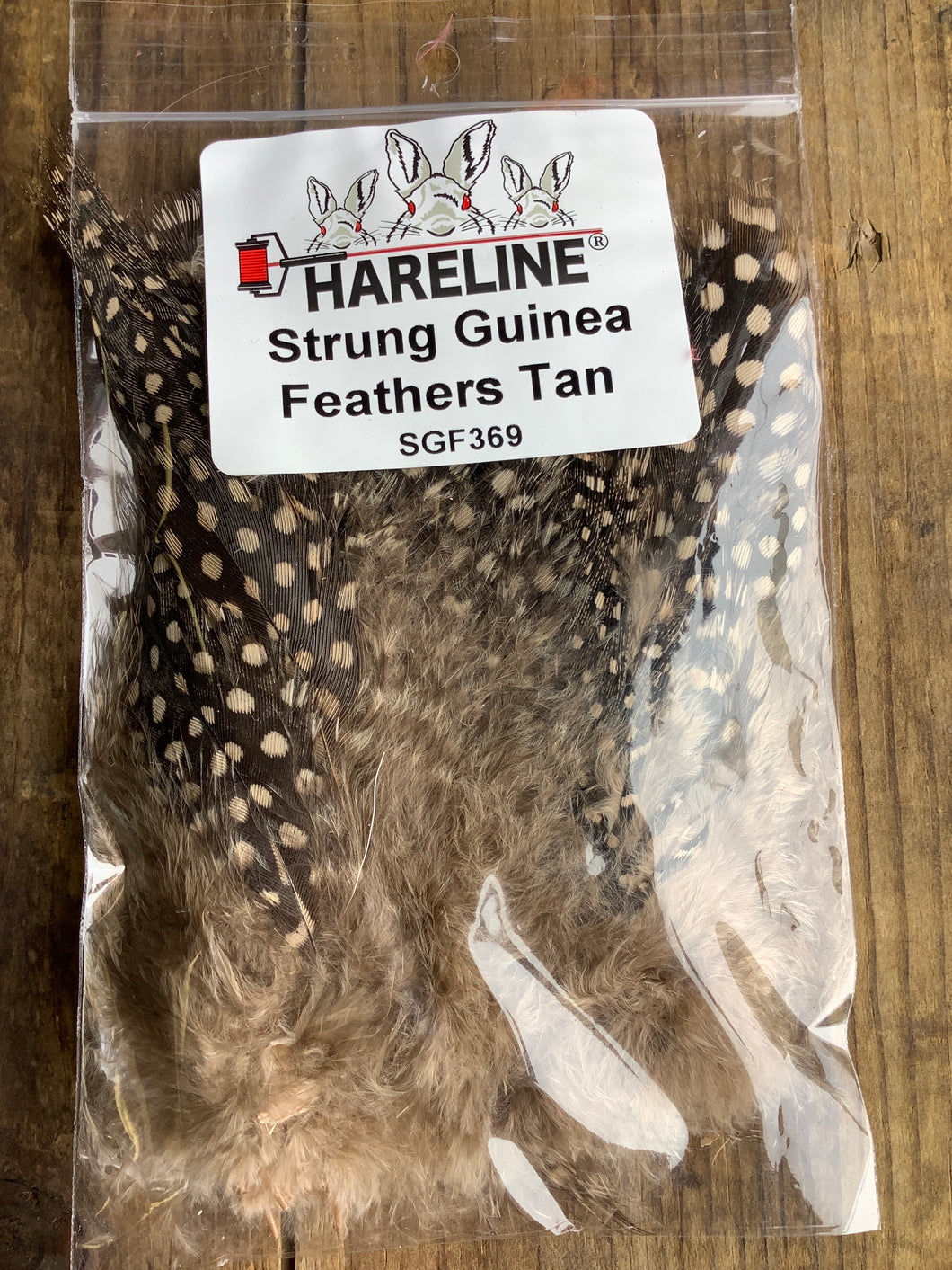 Strung Guinea Feathers