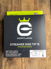 Load image into Gallery viewer, Cortland Streamer Sink Tip 15 Fly Line
