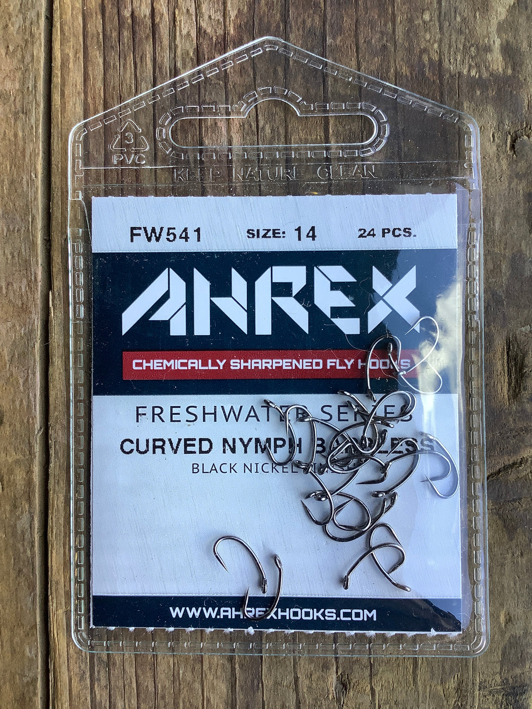 Ahrex FW541 Curved Barbless Nymph Hook