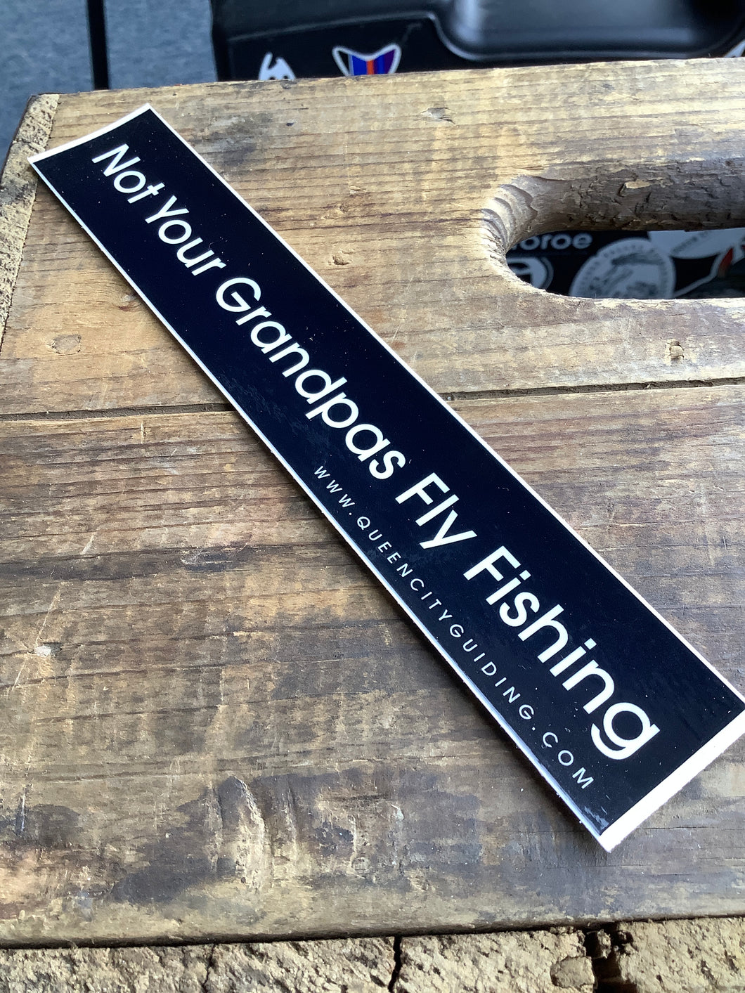 Not Your Grandpas Fly Fishing Sticker